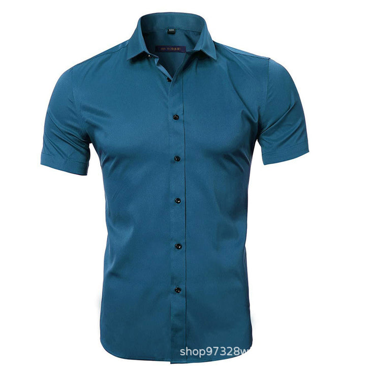 Herren Kurzarm-Hemd mit edlem Schimmer Aliams