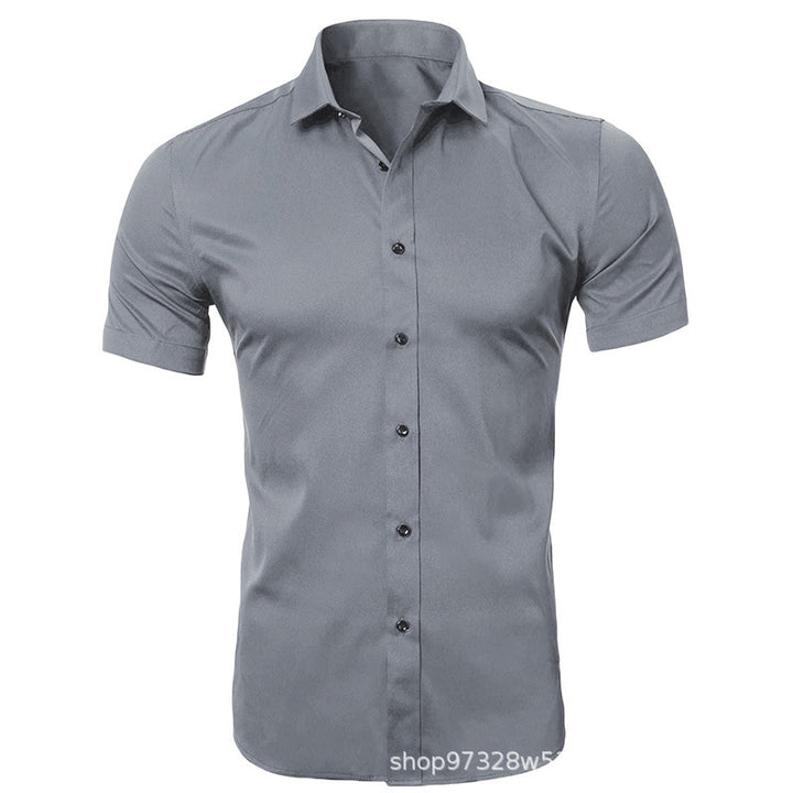 Herren Kurzarm-Hemd mit edlem Schimmer Aliams