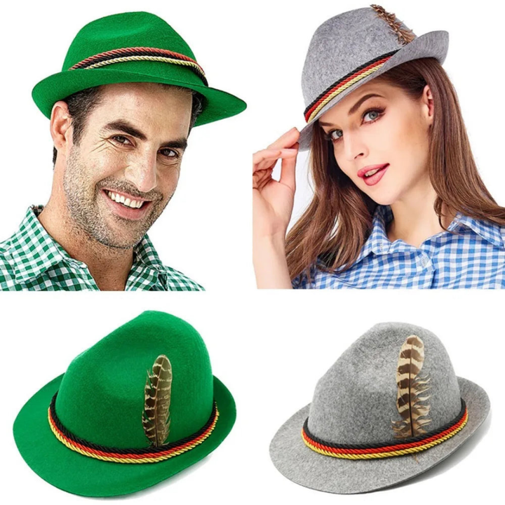 Unisex Feder Dekore Oktoberfest Hut | 2024