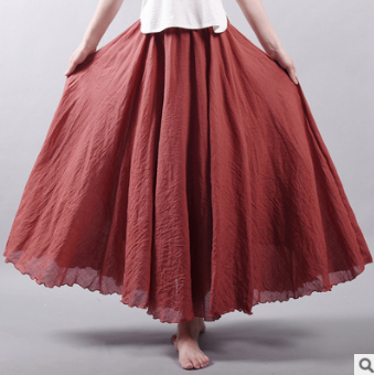 Aliams | Lässig Fallender Boho Maxi Rock für Damen