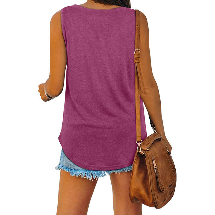 Aliams | Mckayla Jersey V-Ausschnitt Tank-Top