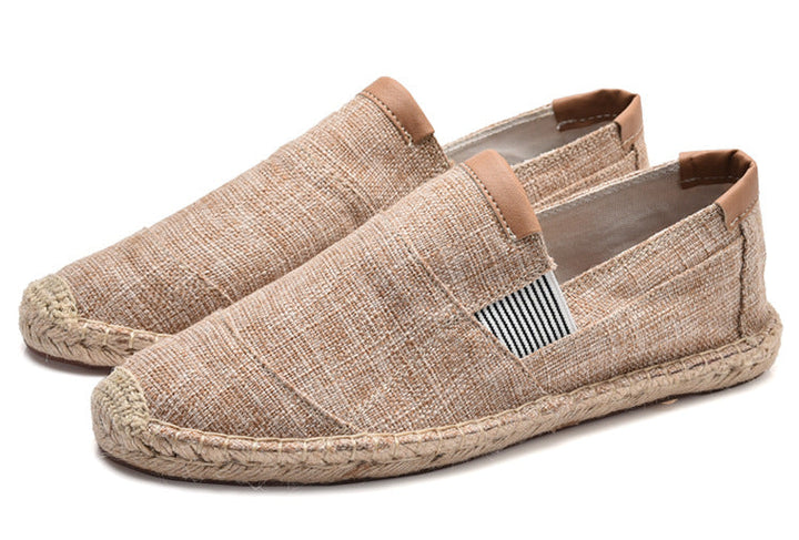 Sommerschuhe aus Leinwand & Stroh – Leicht | Unisex