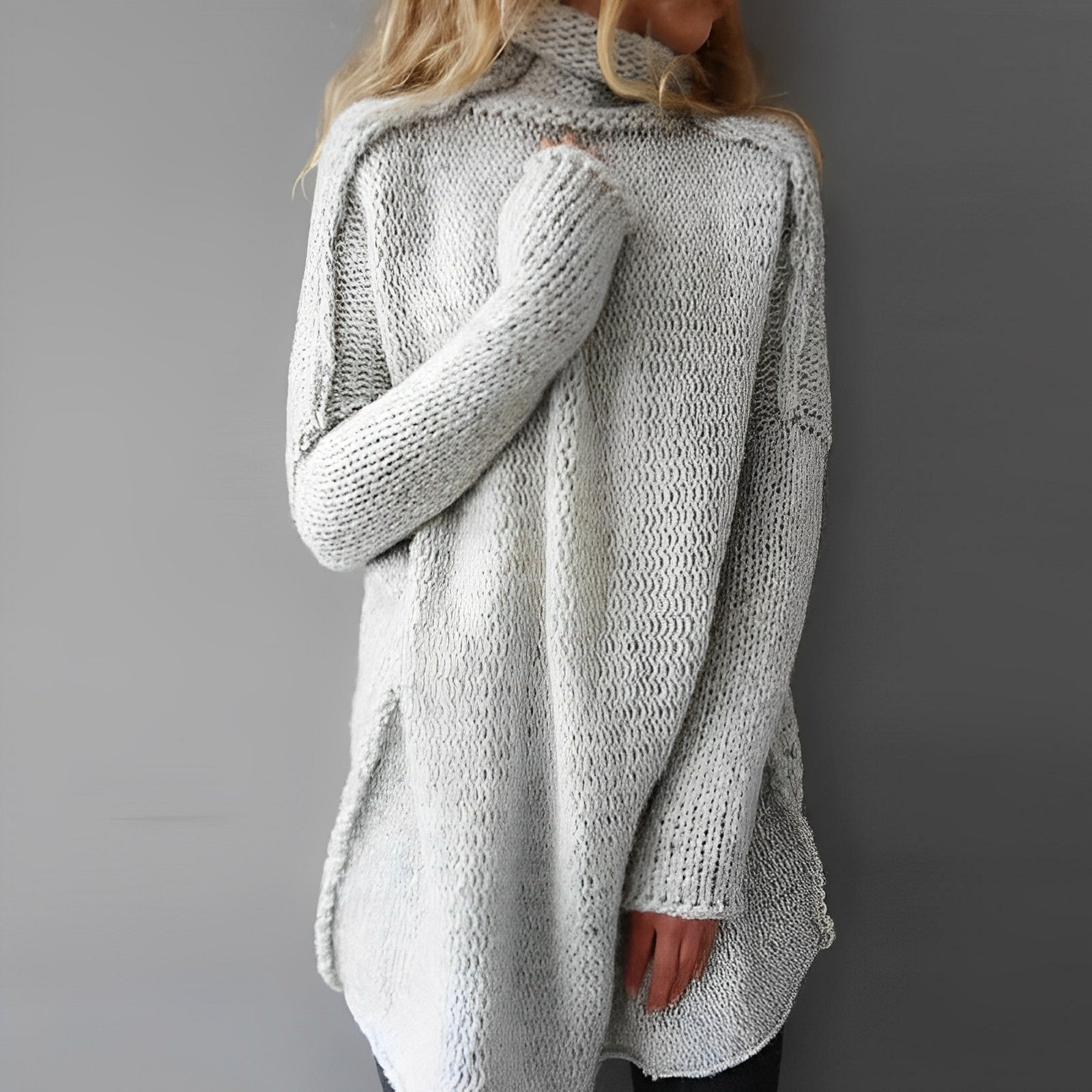 Yaria | Langer Strickpullover