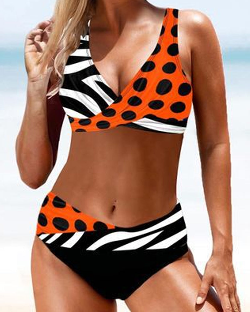 Aliams | Gestreifter Bikini