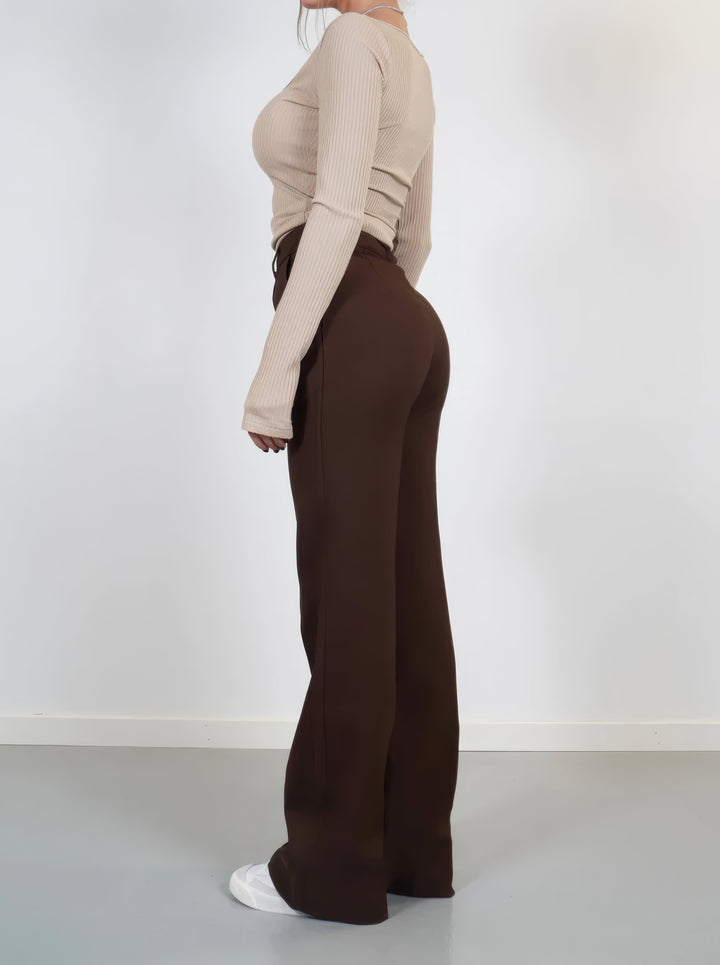 Weite Hose - Hohe Taille