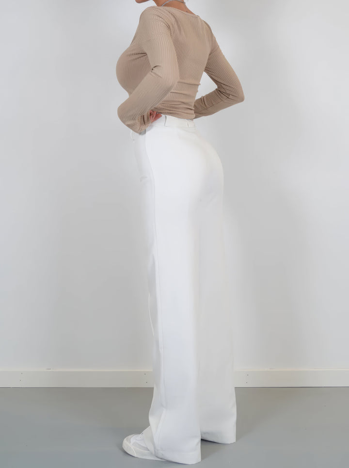 Weite Hose - Hohe Taille