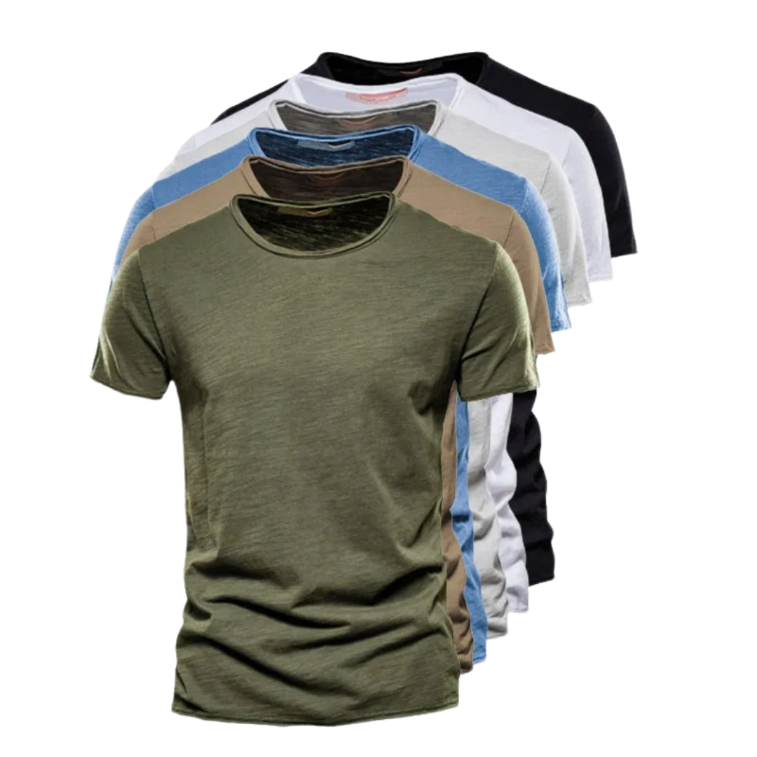 Klassisches T-Shirt für Herren mit Rundhalsausschnitt