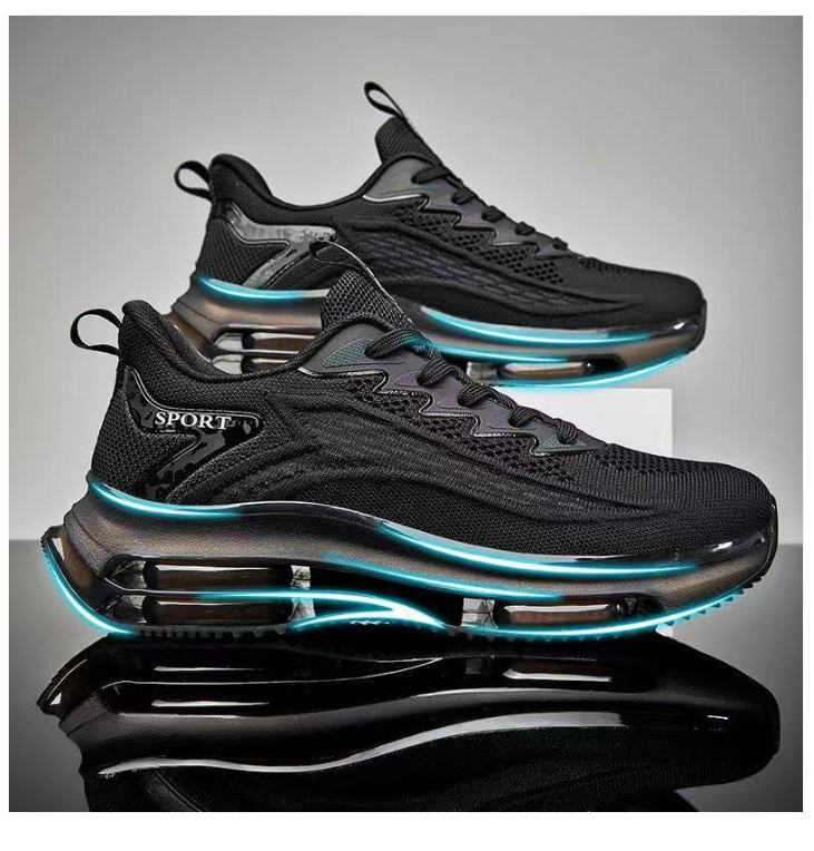 Lässige, atmungsaktive Sneakers mit doppeltem Luftpolster