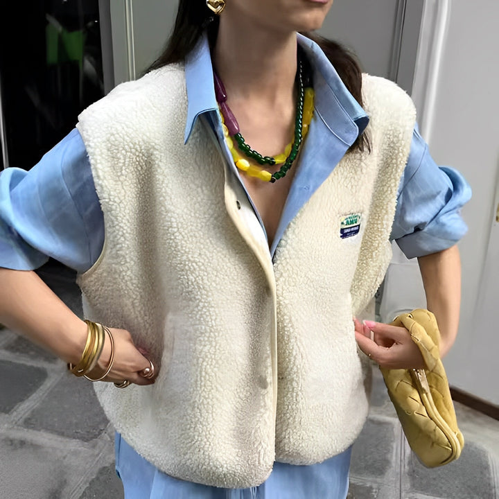 Aliams | Gewebter Offener Strick-Cardigan für Damen