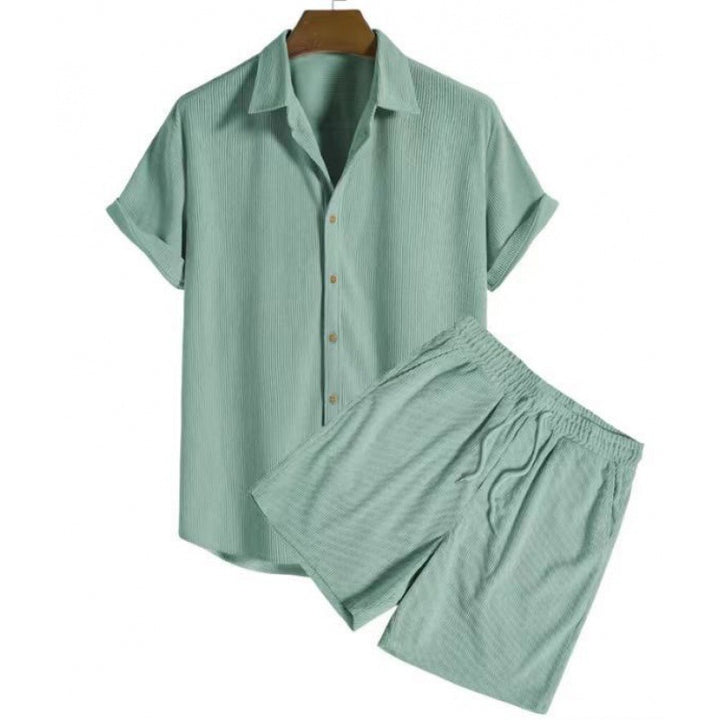 Herren Sommer Zweiteiler mit Shirt und kurzer Hose