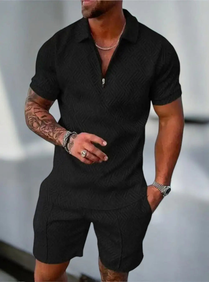 Aliams | Herren Sommer Hemd und Hose Satz