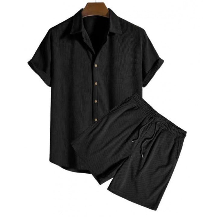 Herren Sommer Zweiteiler mit Shirt und kurzer Hose
