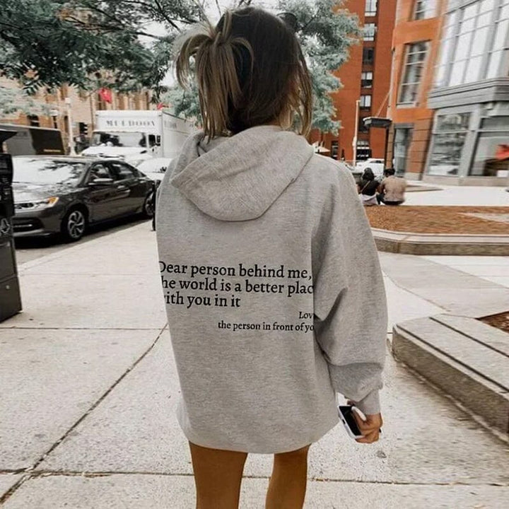Aliams | "Dear Person Behind Me" Hoodie