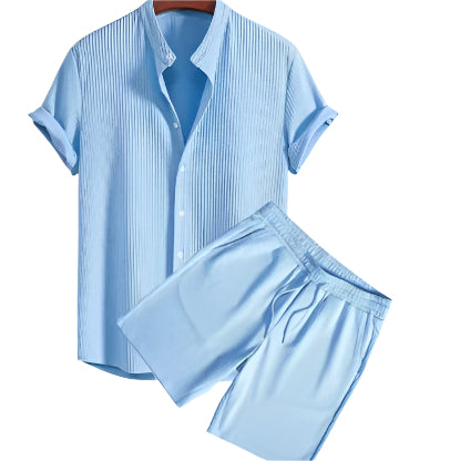 Herren Sommer Zweiteiler mit Shirt und kurzer Hose