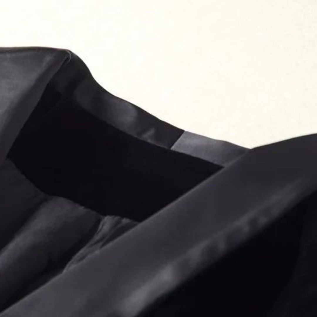 Aliams | Blazer Aus Samt mit Satinaufschlägen