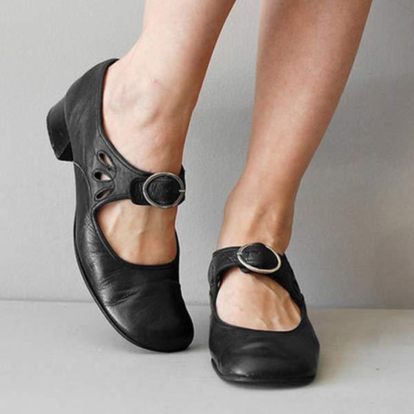 Aliams | Beatrice Keil Leder Orthopädische Schnallensandalen