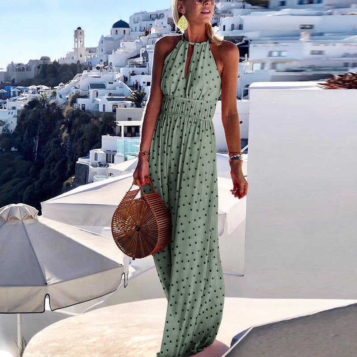Aliams | Boho Maxikleid mit Neckholder