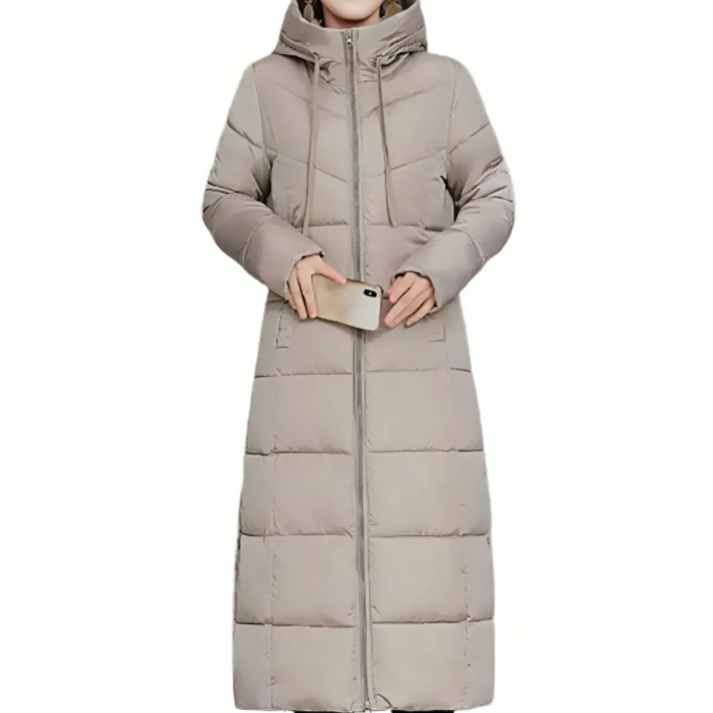 Jastin | Lange Pufferjacke Kuscheliger Winterstil