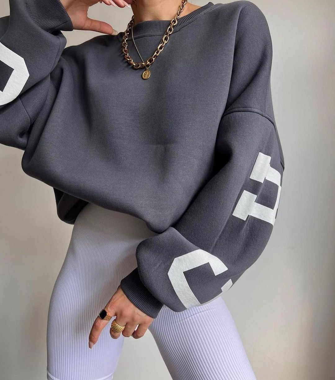 Yaraa | Oversized Sweatshirt Für Damen In Modernem Stil