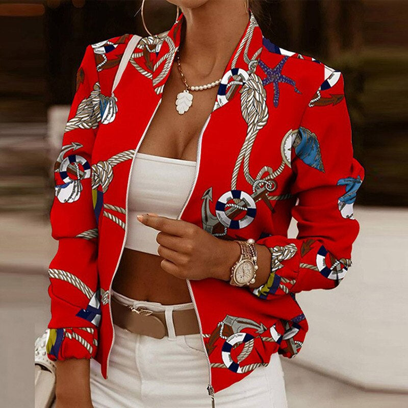 Aliams | Jacke Vintage Elegante Zwischenjacke für Frauen