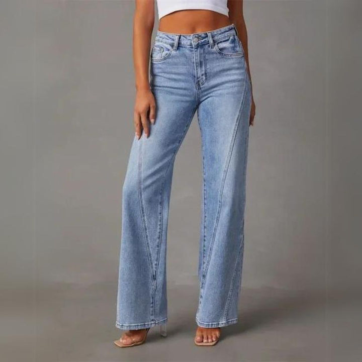 Schlagjeans Aus Denim