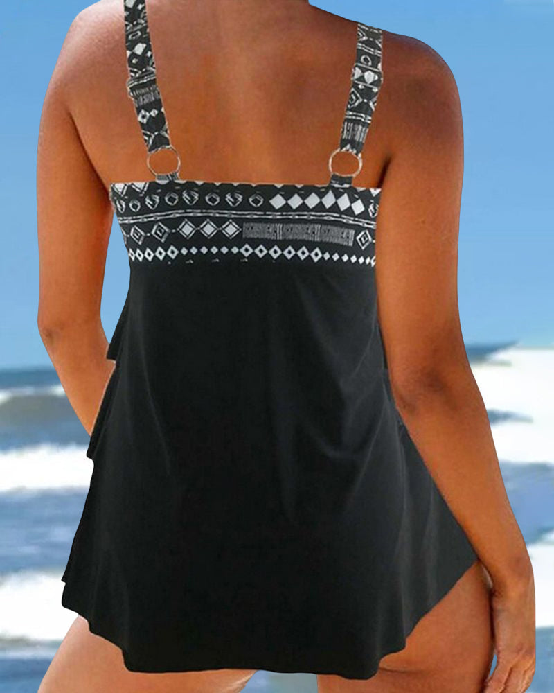 Aliams | Tankinis mit Geometrischem Print