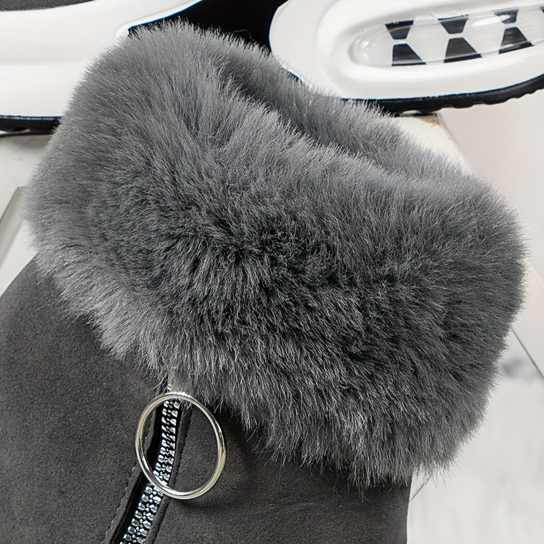 Komfortable Stiefel mit Seitenreißverschluss