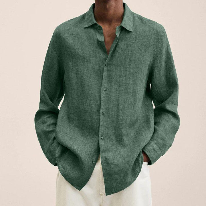 Aliams | Elegantes Leinenhemd für Herren