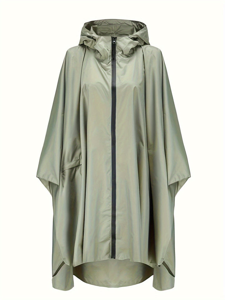 Aliams | Wasserdichter Regenponcho mit Kapuze