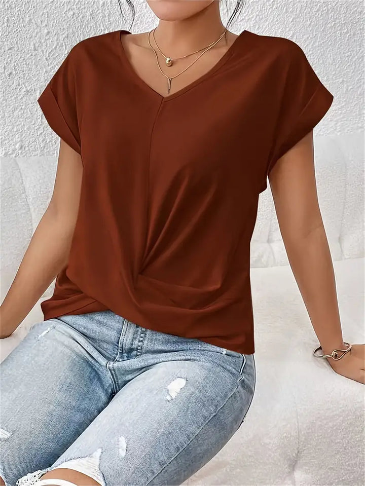 Das Perfekte V-Ausschnitt-Top Für Frauen