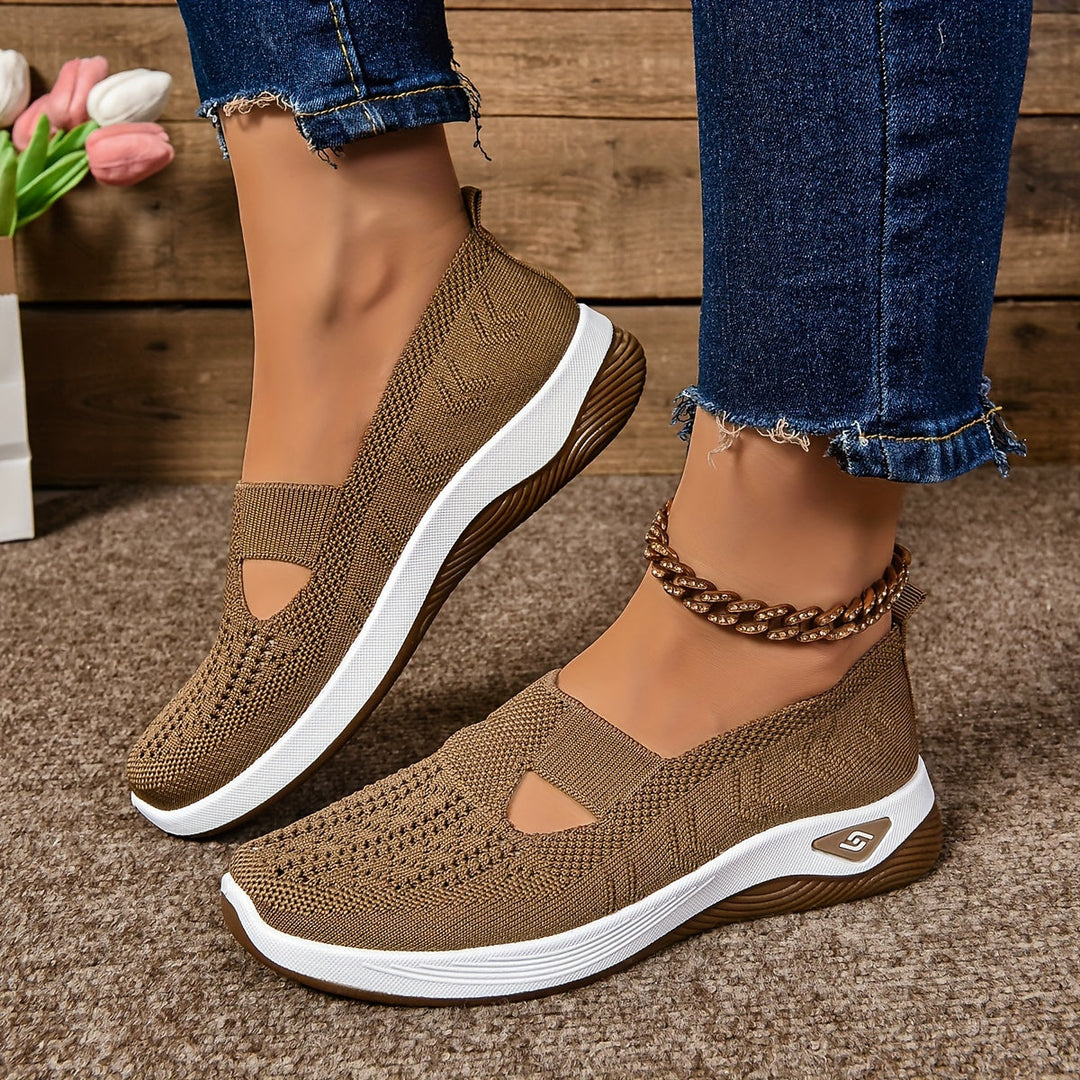 Aliams | Atmungsaktive Orthopädische Slip On Sneakers für Damen