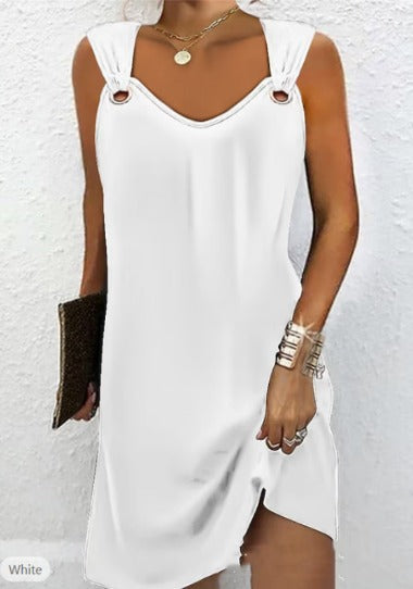 Aliams | Ärmelloses Schickes Sommerkleid