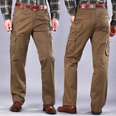 Herren Cargo-Hose mit mehreren Taschen Aliams