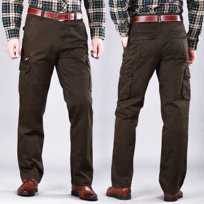 Herren Cargo-Hose mit mehreren Taschen Aliams