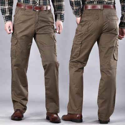 Herren Cargo-Hose mit mehreren Taschen Aliams