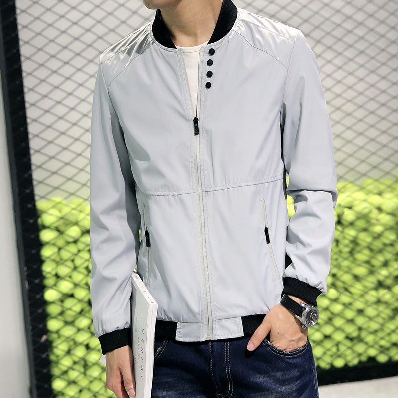 Herren sportliche Steppjacke mit elastischen Bündchen Aliams