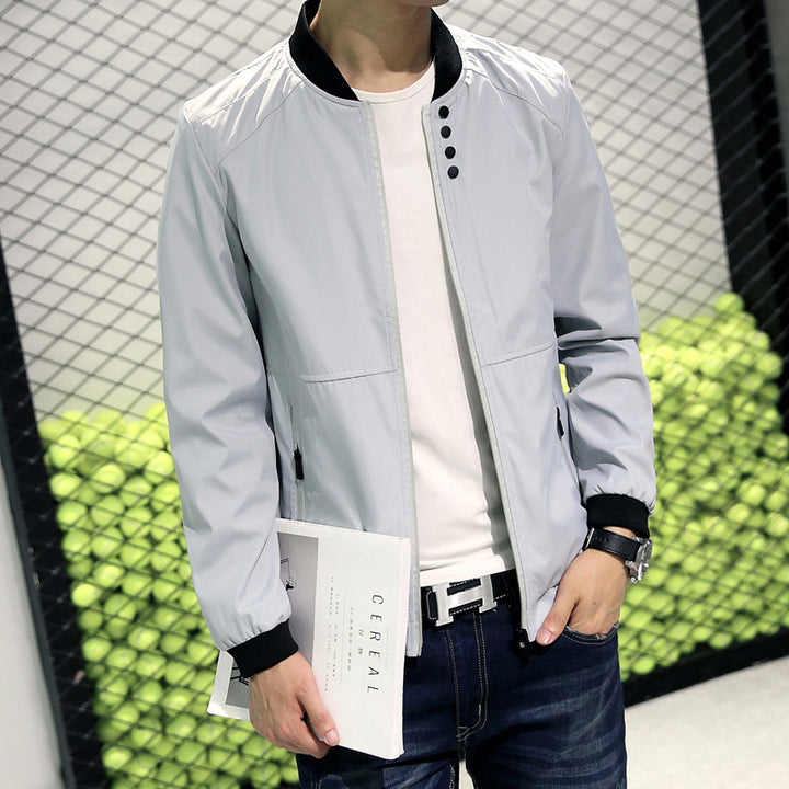 Herren sportliche Steppjacke mit elastischen Bündchen Aliams