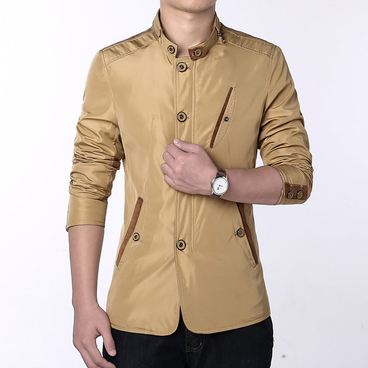 Herren elegante Freizeitjacke mit modischen Details Aliams