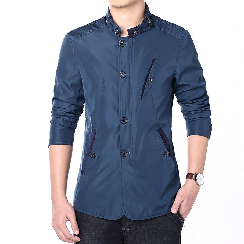 Herren elegante Freizeitjacke mit modischen Details Aliams