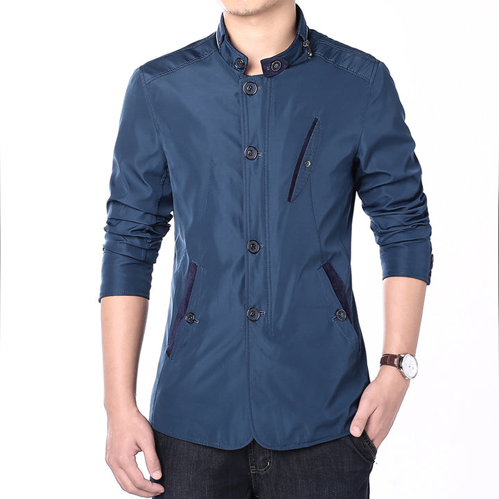 Herren elegante Freizeitjacke mit modischen Details Aliams