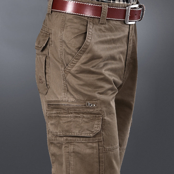 Herren Cargo-Hose mit mehreren Taschen Aliams