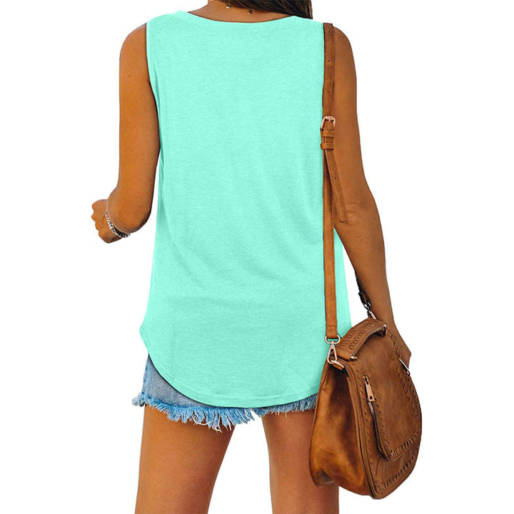 Aliams | Mckayla Jersey V-Ausschnitt Tank-Top