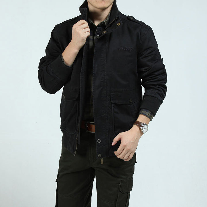 Herren robuste Freizeitjacke im urbanen Stil Aliams