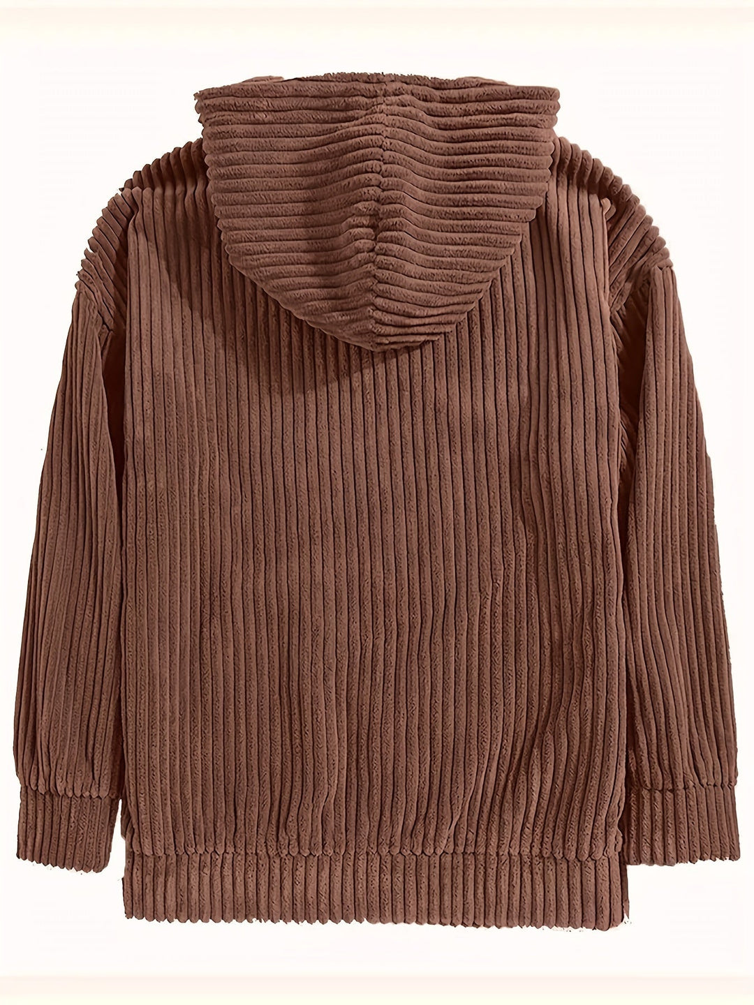 Strukturierter Kapuzenpullover Aus Cord