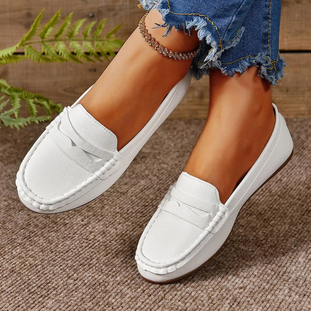 Aliams | Gommino Flat Crossed Soft Sole Women