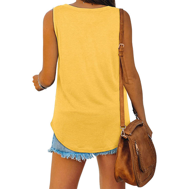 Aliams | Mckayla Jersey V-Ausschnitt Tank-Top