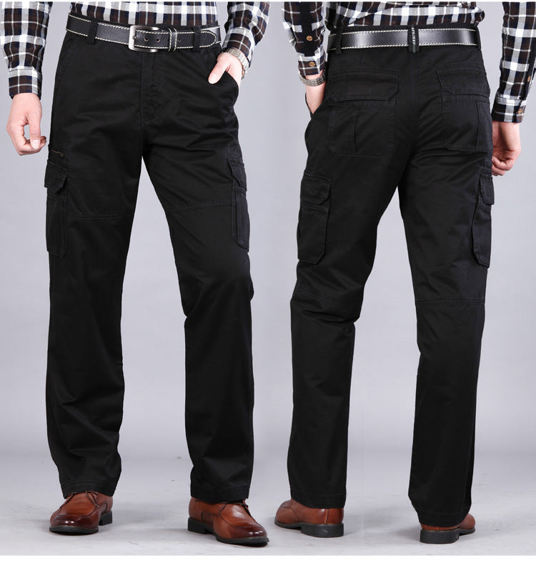 Herren Cargo-Hose mit mehreren Taschen Aliams