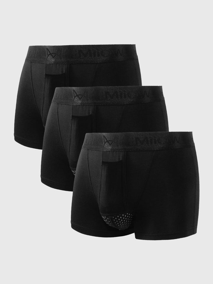 Aliams | Bequeme Herrenboxershorts (3Er Pack) Weich & Atmungsaktiv