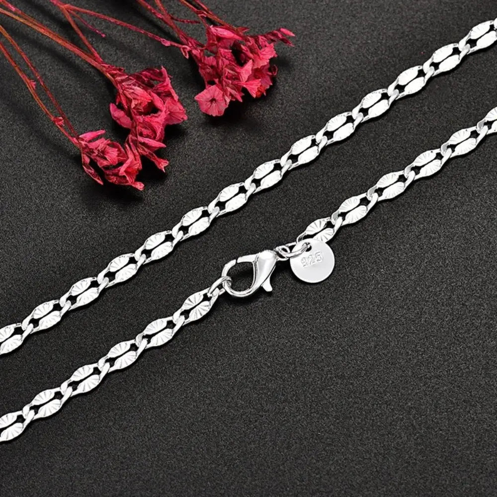 Aliams | 925 Sterling Silber 4mm Kette