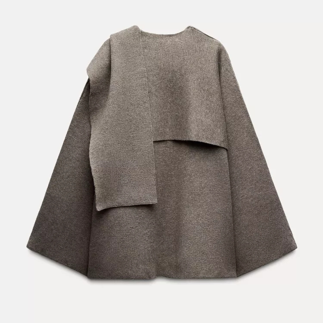 Damen Cape Mantel - Trendy & Bequem Für Herbst